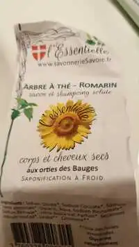 SAVONNERIE SAVOIE - L'Essentiel Arbre à thé - Savon et shampoing solide