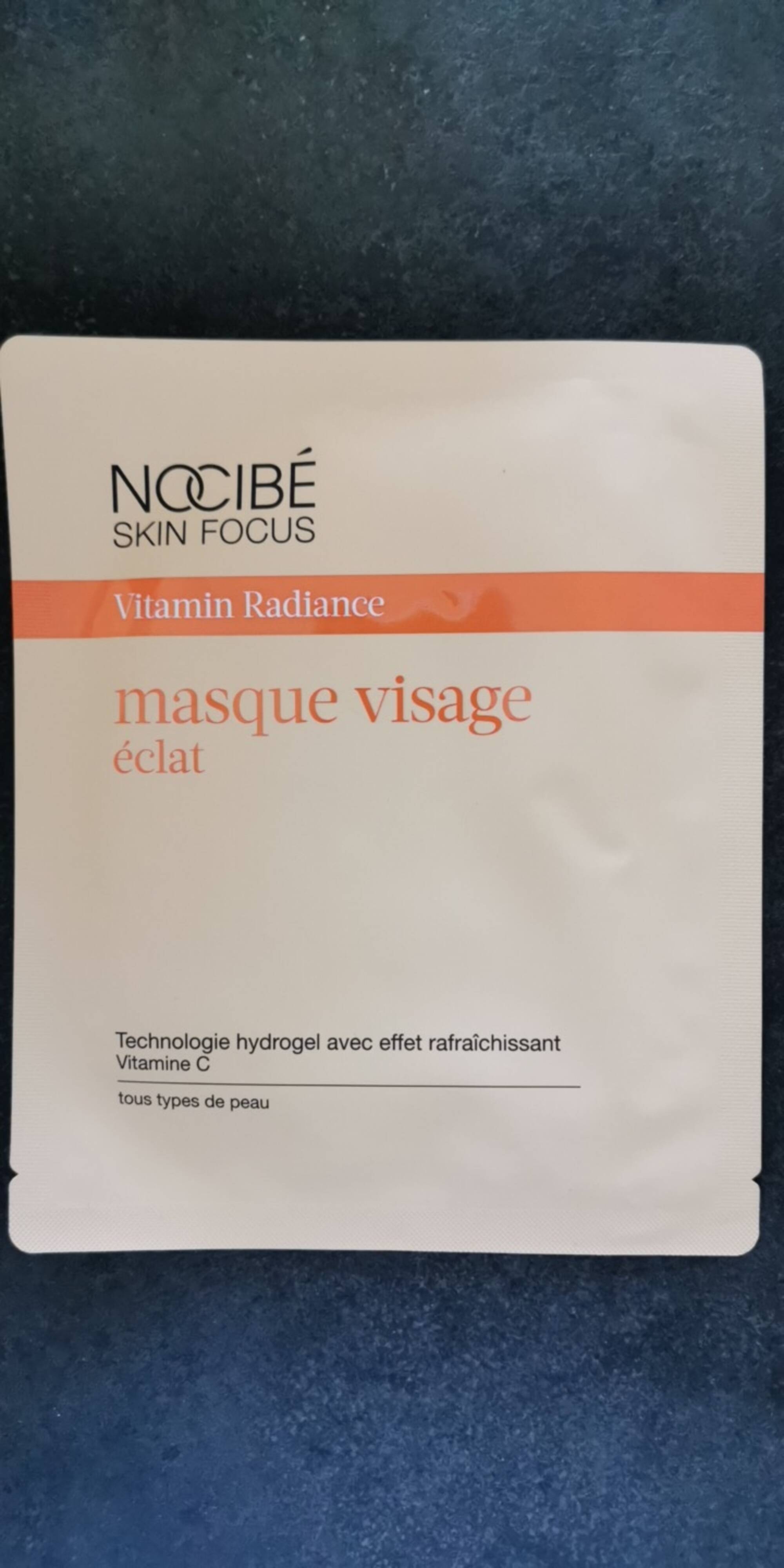 NOCIBÉ - Vitamin radiance - Masque visage éclat
