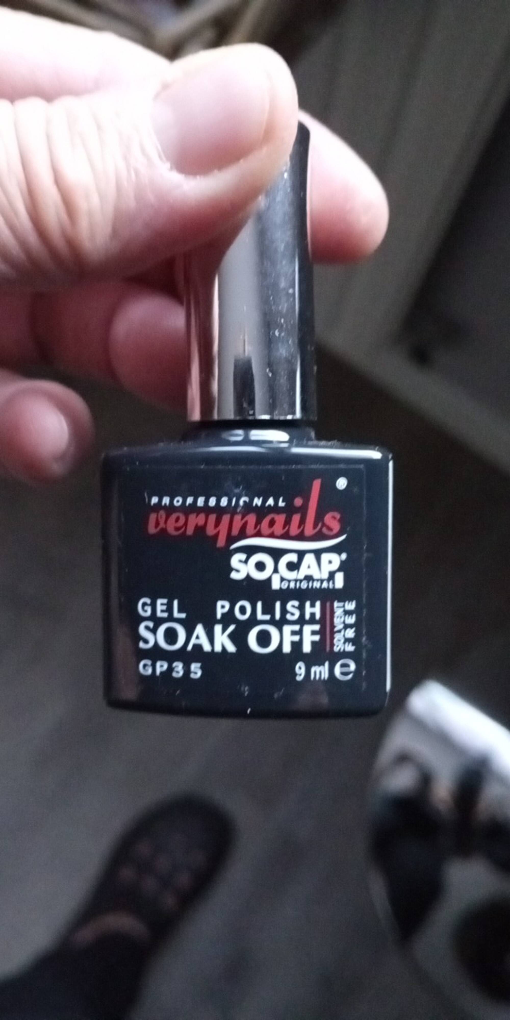 SOCAP - Verynails - Gel polish soak off GP35
