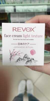 REVOX - Face cream light texture 