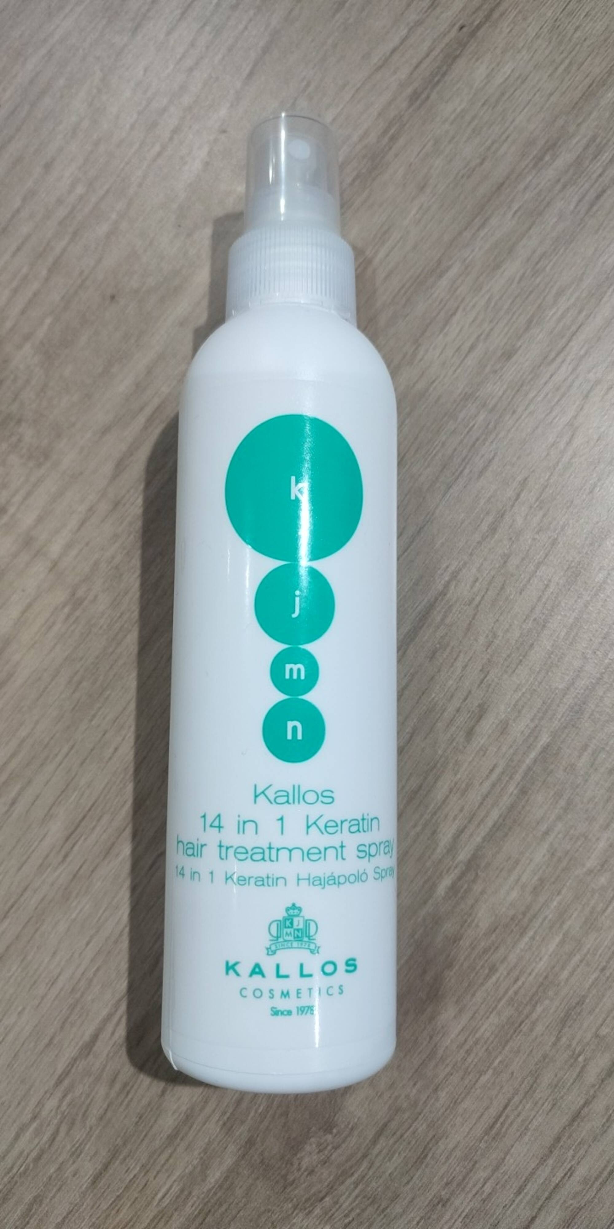 KALLOS COSMETICS - Kjmn 14 in 1 keratin hair treatment spray