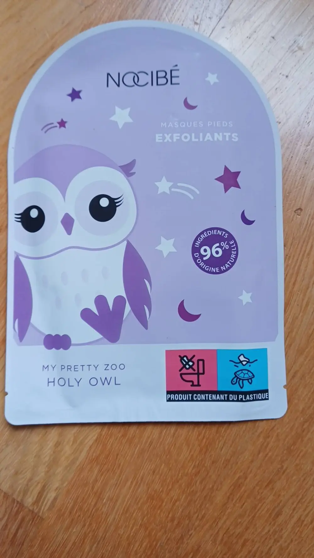NOCIBÉ - My pretty zoo holy owl - Masque pieds exfoliants 