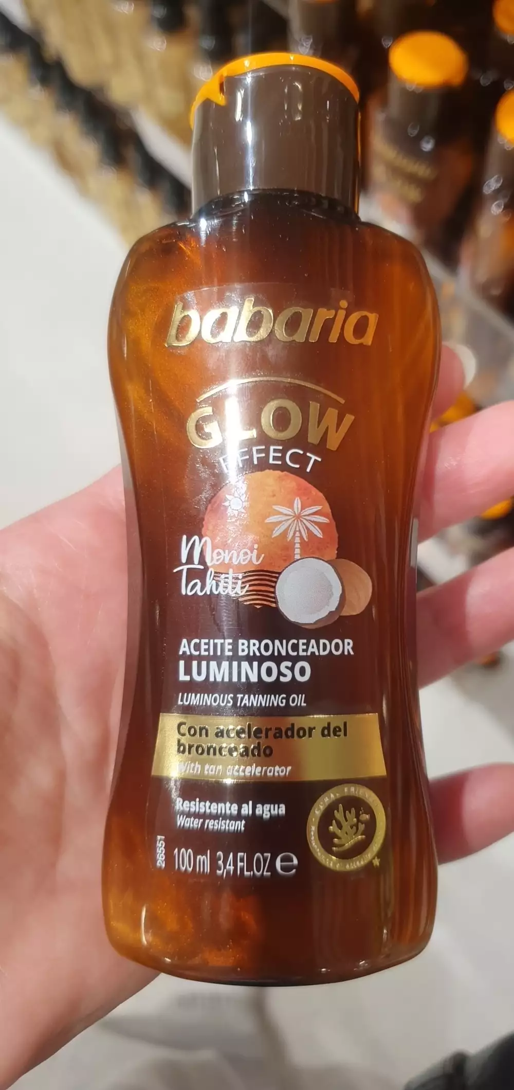 BABARIA - Monoï de tahiti - Luminous tanning oil