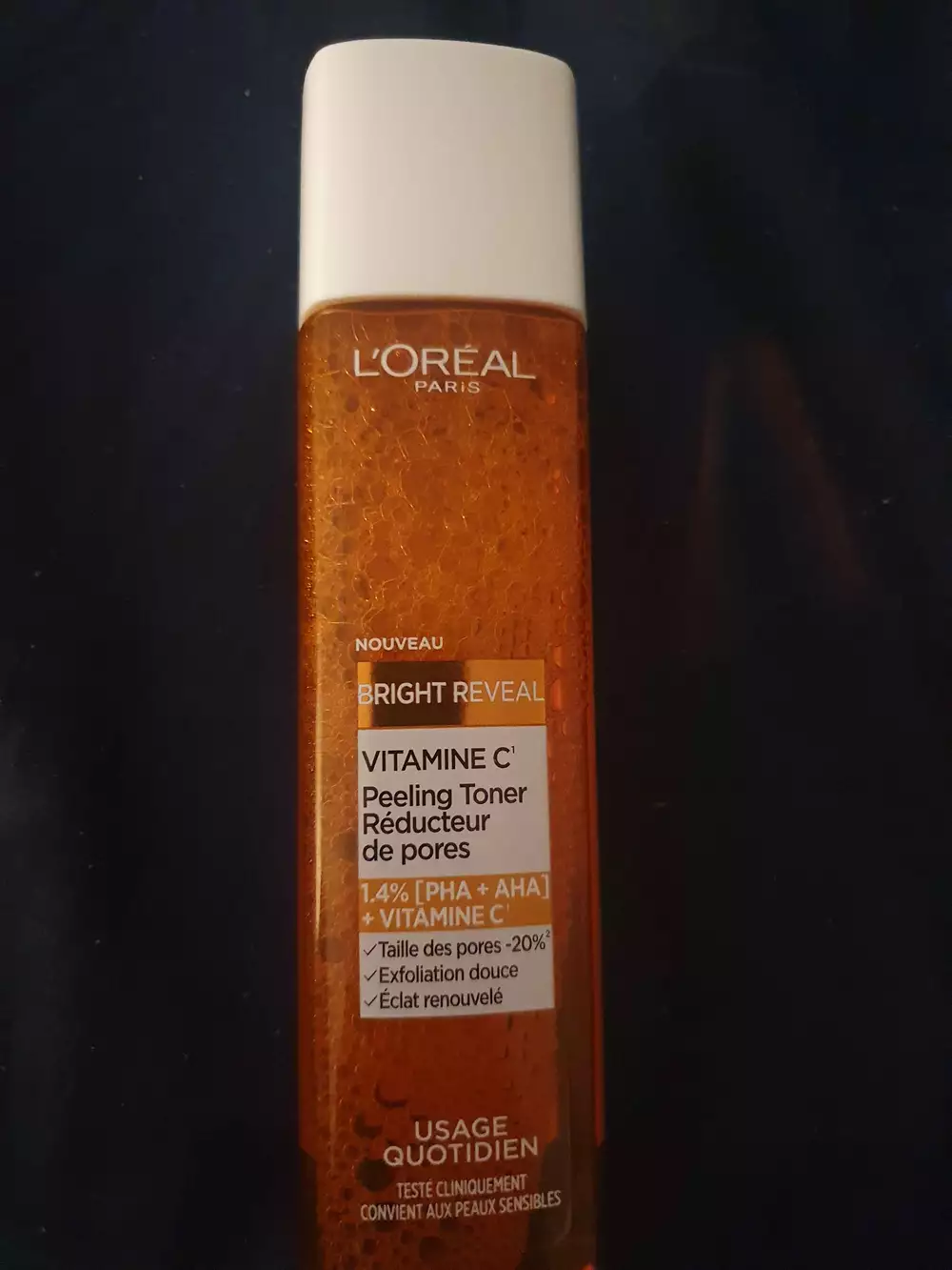 L'ORÉAL - Bright reveal - Peeling toner réducteur de pores