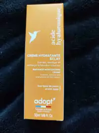ADOPT' - Acide hyaluronique - Crème hydratante éclat 