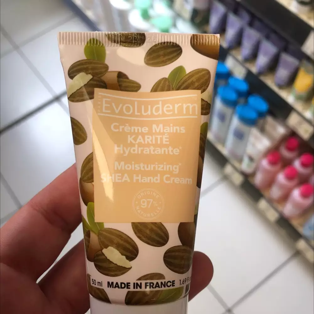 EVOLUDERM - Crème mains karité hydratante