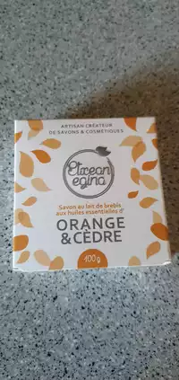 ETXEAN EGINA - Orange & cèdre - Savon au lait de brebis