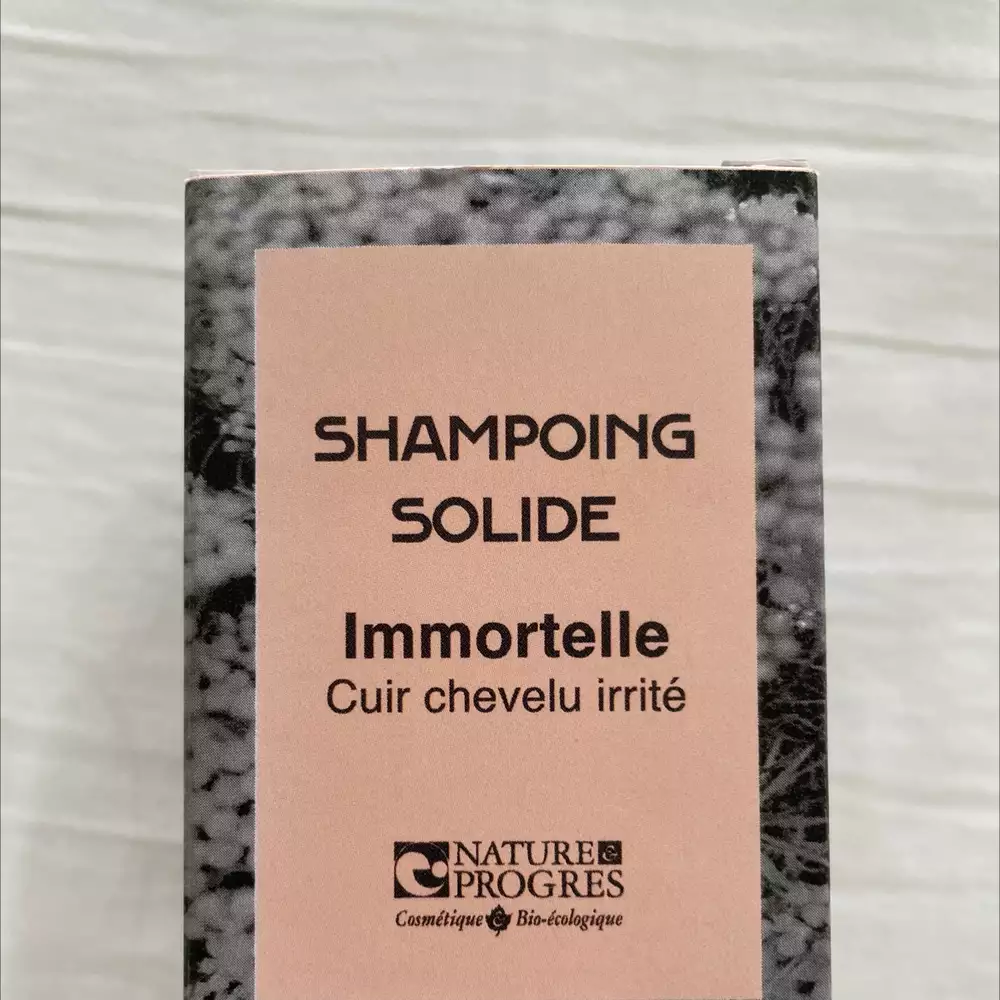 NATURE & PROGRÈS - Immortelle - Shampooing solide cuir chevelu irrité