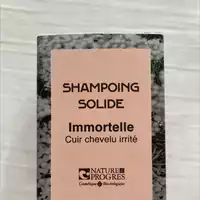 NATURE & PROGRÈS - Immortelle - Shampooing solide cuir chevelu irrité