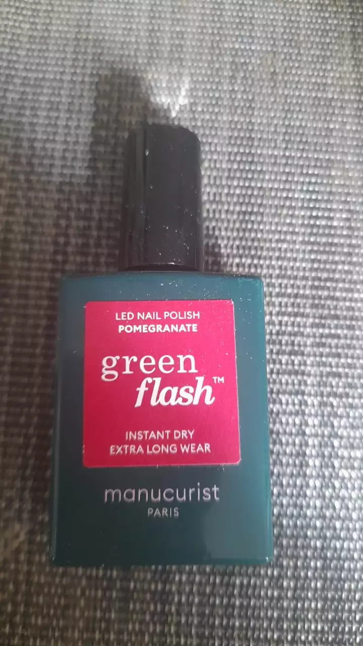 MANUCURIST PARIS - Green flash - Led nail polish pomegranate