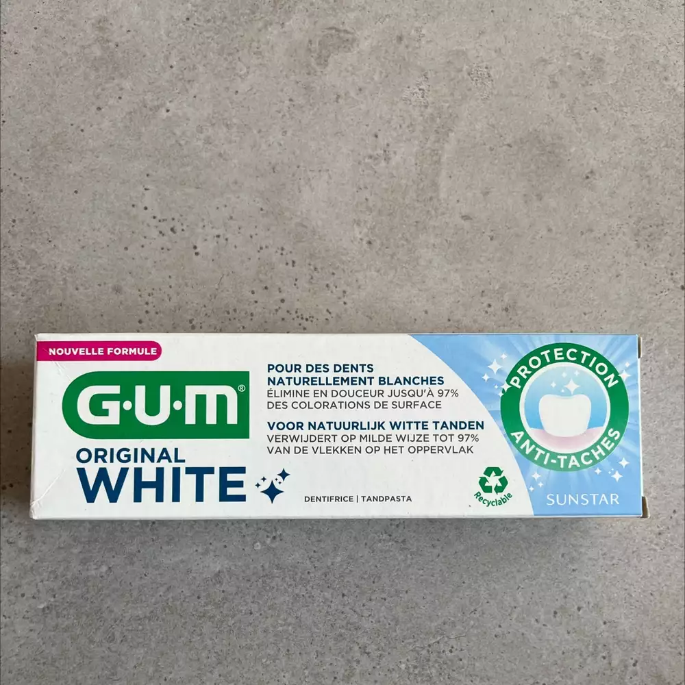 G.U.M - Original white - Dentifrice 