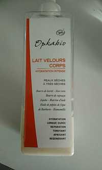 OPKABIO - Lait velours corps bio hydratation intense