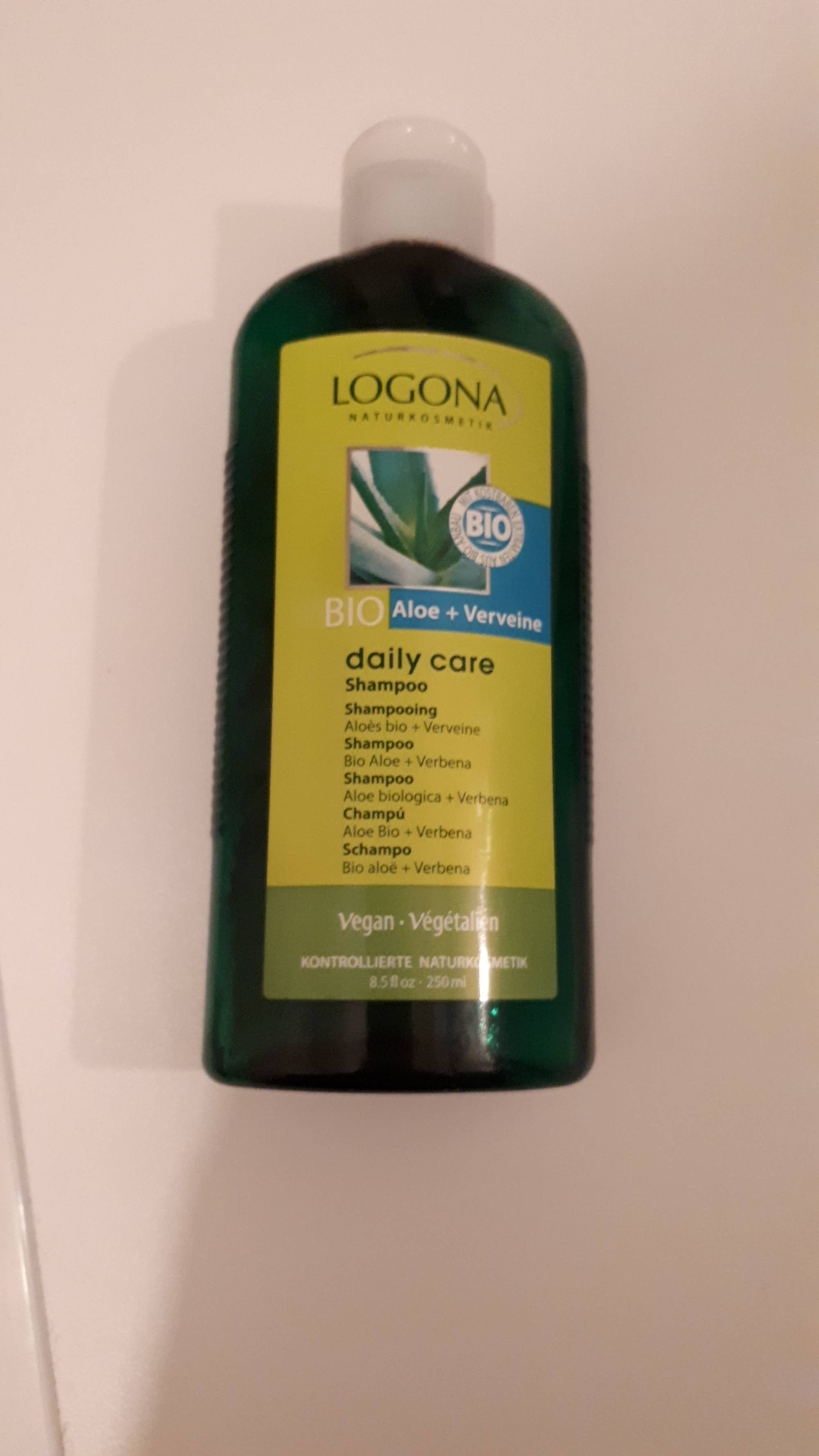 LOGONA - Daily Care shampooing aloés bio verveine 