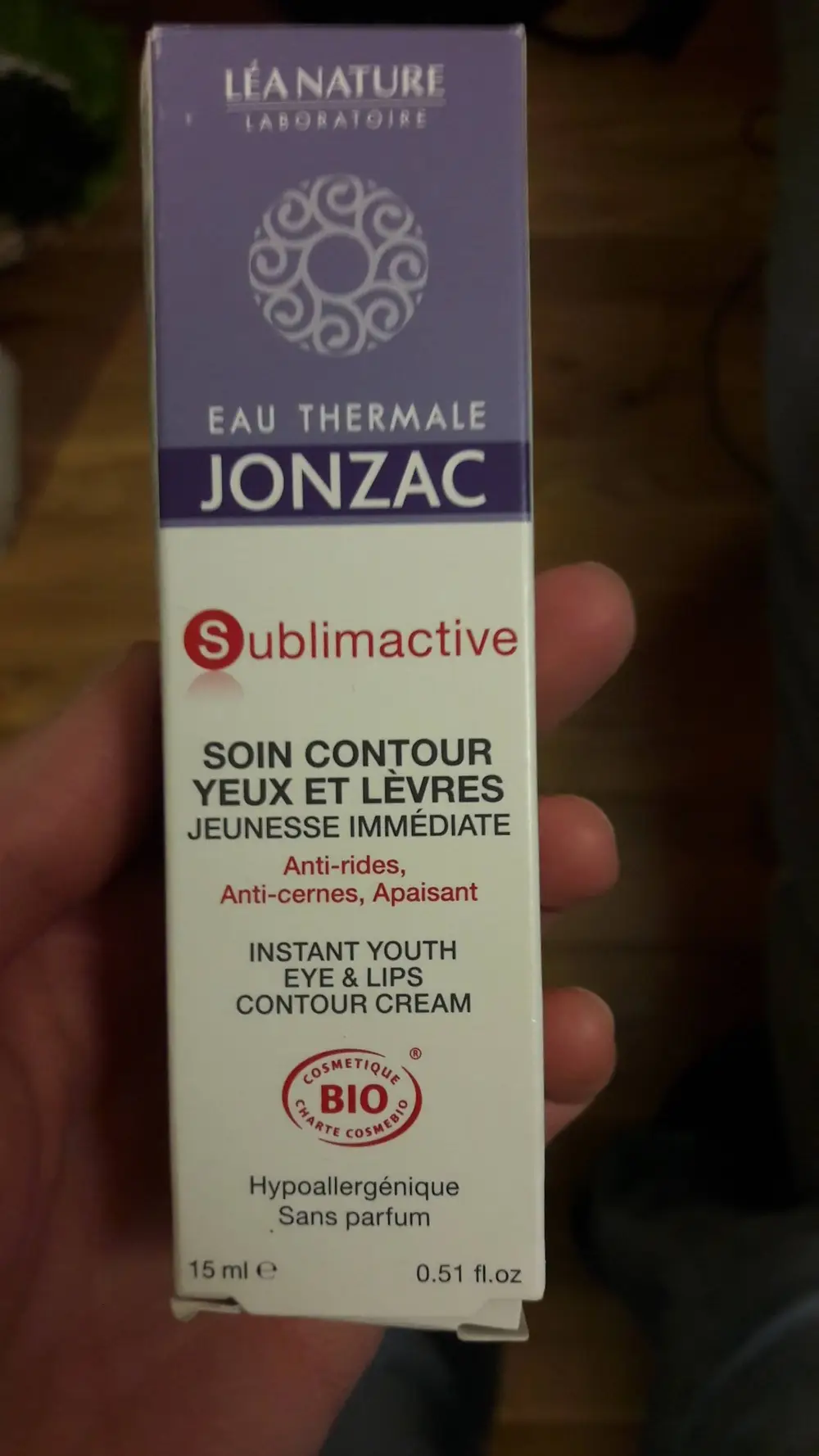 EAU THERMALE JONZAC - Sublimactive - Soin contour yeux et lèvres