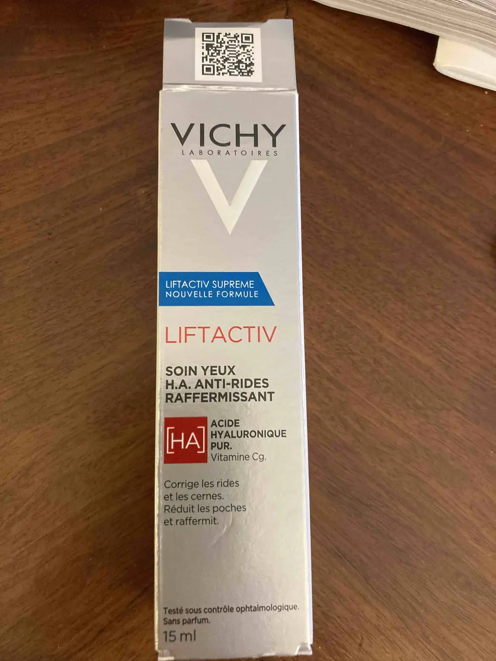 VICHY - Liftactiv Yeux - Soin yeux H.A. anti-rides rafermissant