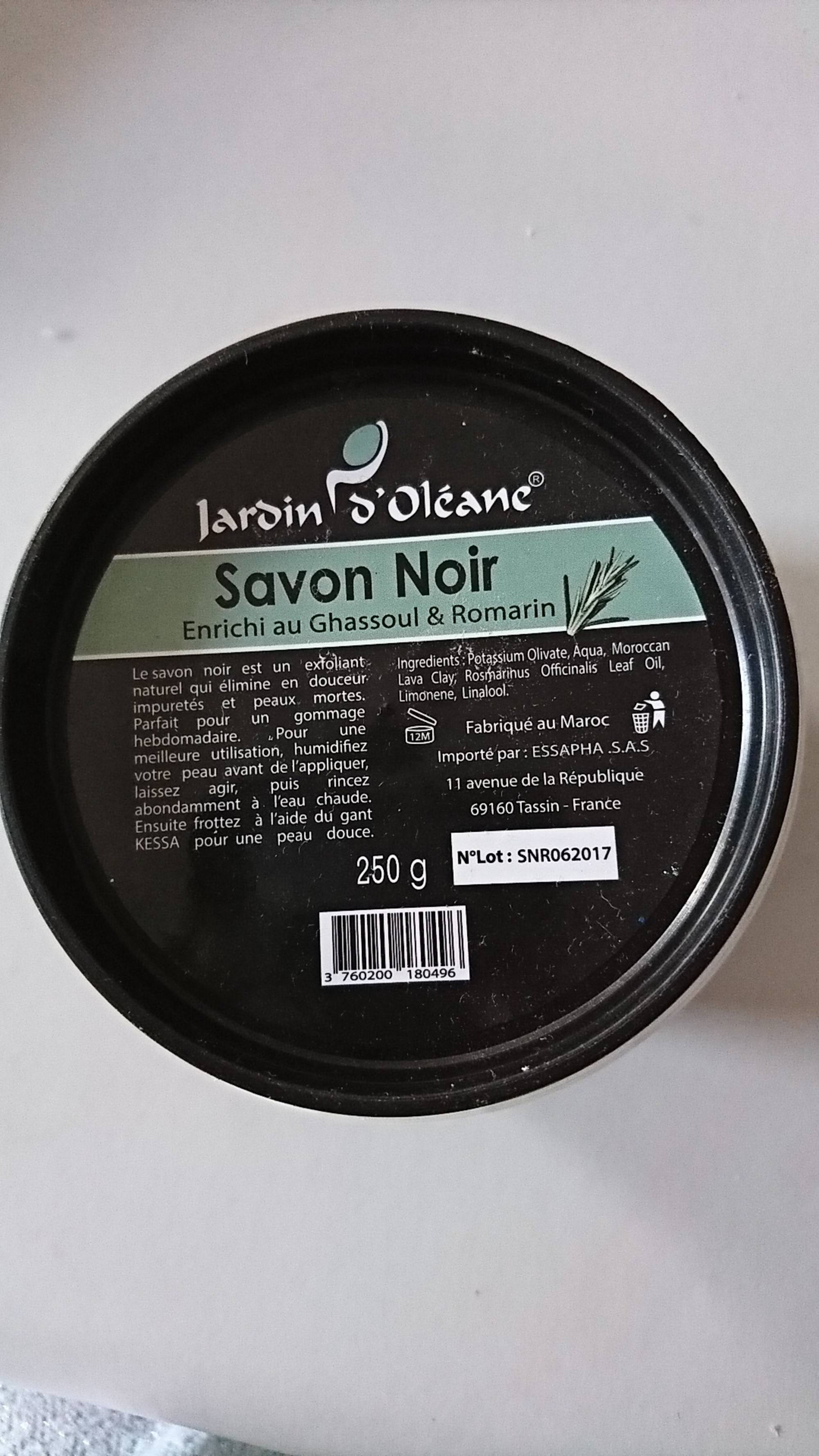 JARDIN D'OLÉANE - Savon Noir
