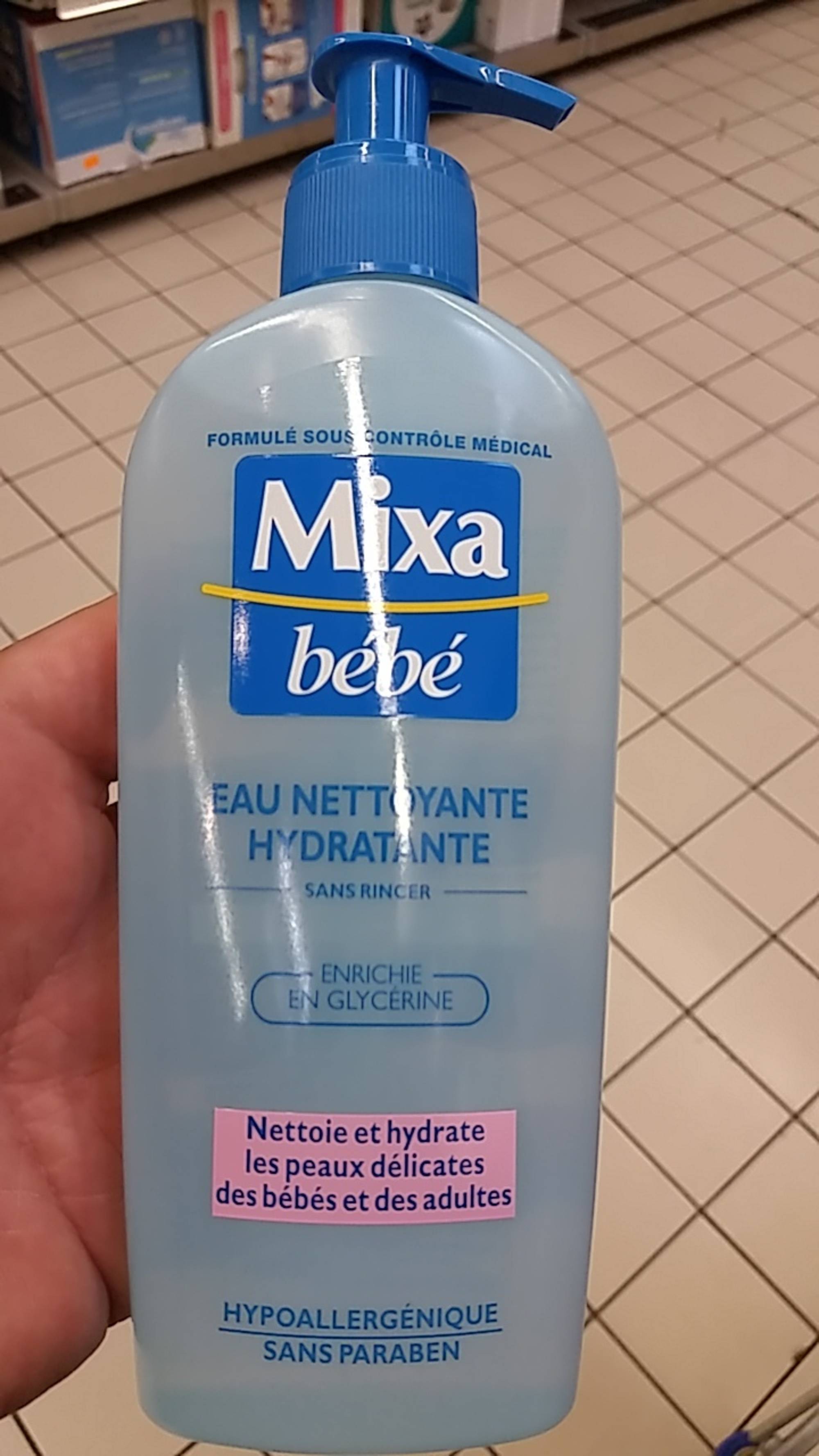 MIXA BÉBÉ - Eau nettoyante hydratante