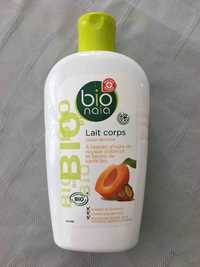 MARQUE REPÈRE - Bio naïa - Lait corps à l'extrait d'huile de noyaux d'abricot et beurre de karité bio