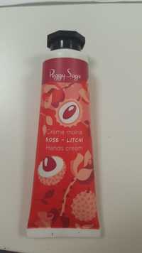 PEGGY SAGE - Rose-litchi - Crème mains