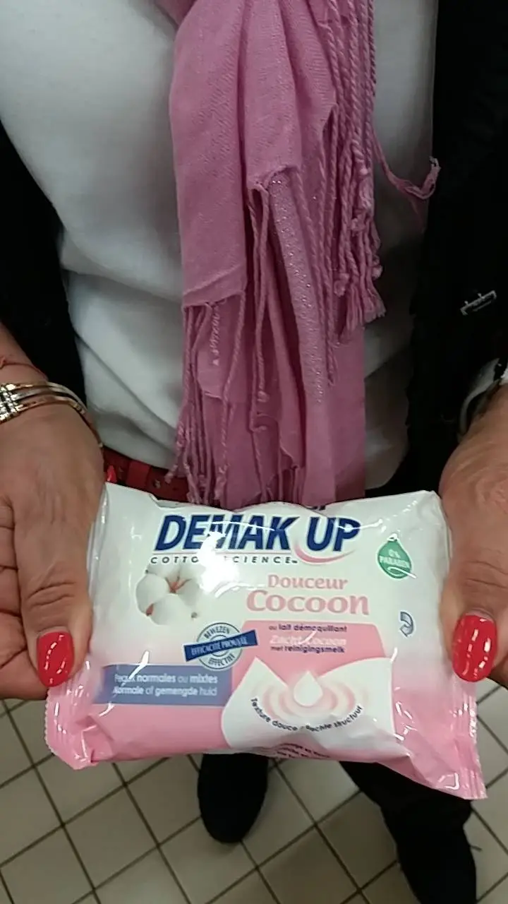 DEMAK UP - Douceur cocoon - lingettes démaquillantes