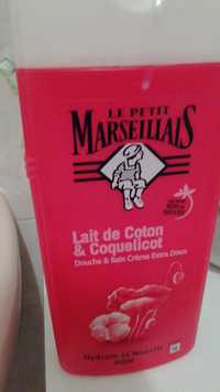 LE PETIT MARSEILLAIS - Lait de coton & coquelicot - Douche et bain crème extra doux