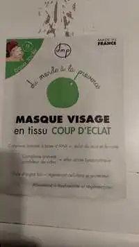 DMP DU MONDE À LA PROVENCE - Masque visage en tissu coup d'éclat