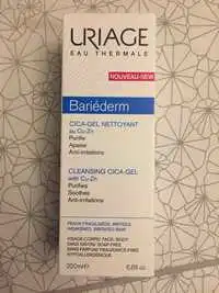 URIAGE - Bariéderm - Cica-gel nettoyant au Cu-Zn