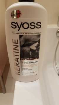 SYOSS - Kératine - Performance professionnelle - Perfection - 02 Après-shampooing