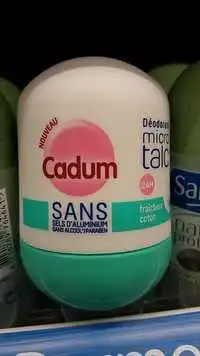 CADUM - Déodorant micro talc 24H fraîcheur coton