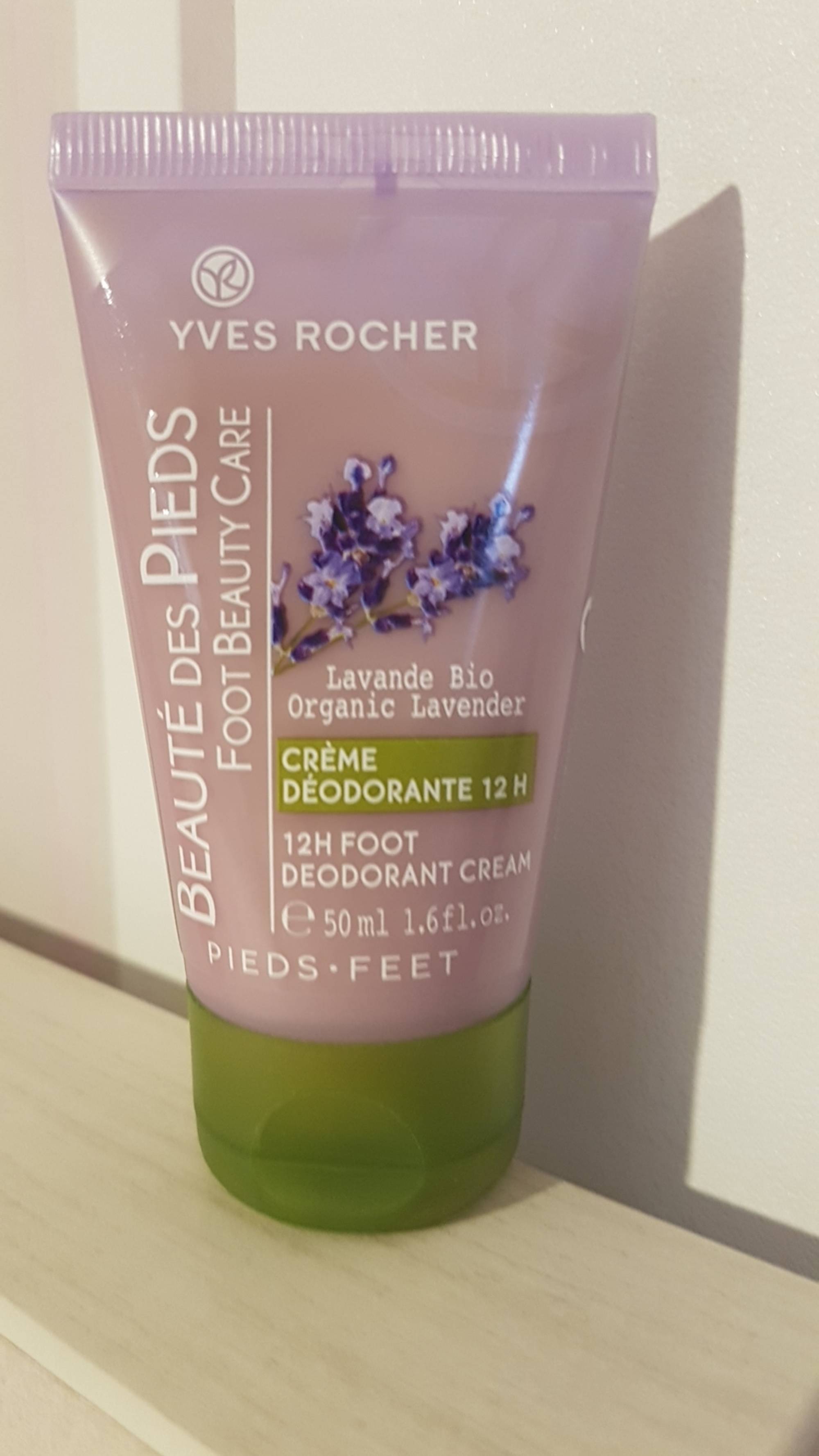 YVES ROCHER - Beauté des pieds - Crème déodorant 12h