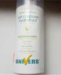UNIVERS - Lait corporel hydratant - Peaux sensibles et sèches