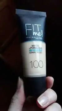 MAYBELLINE - Fit me ! Matte + poreless - Liquid foundation 100