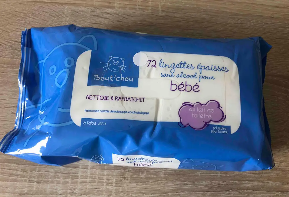 MONOPRIX - Bout'chou - Lingettes épaisses bébé