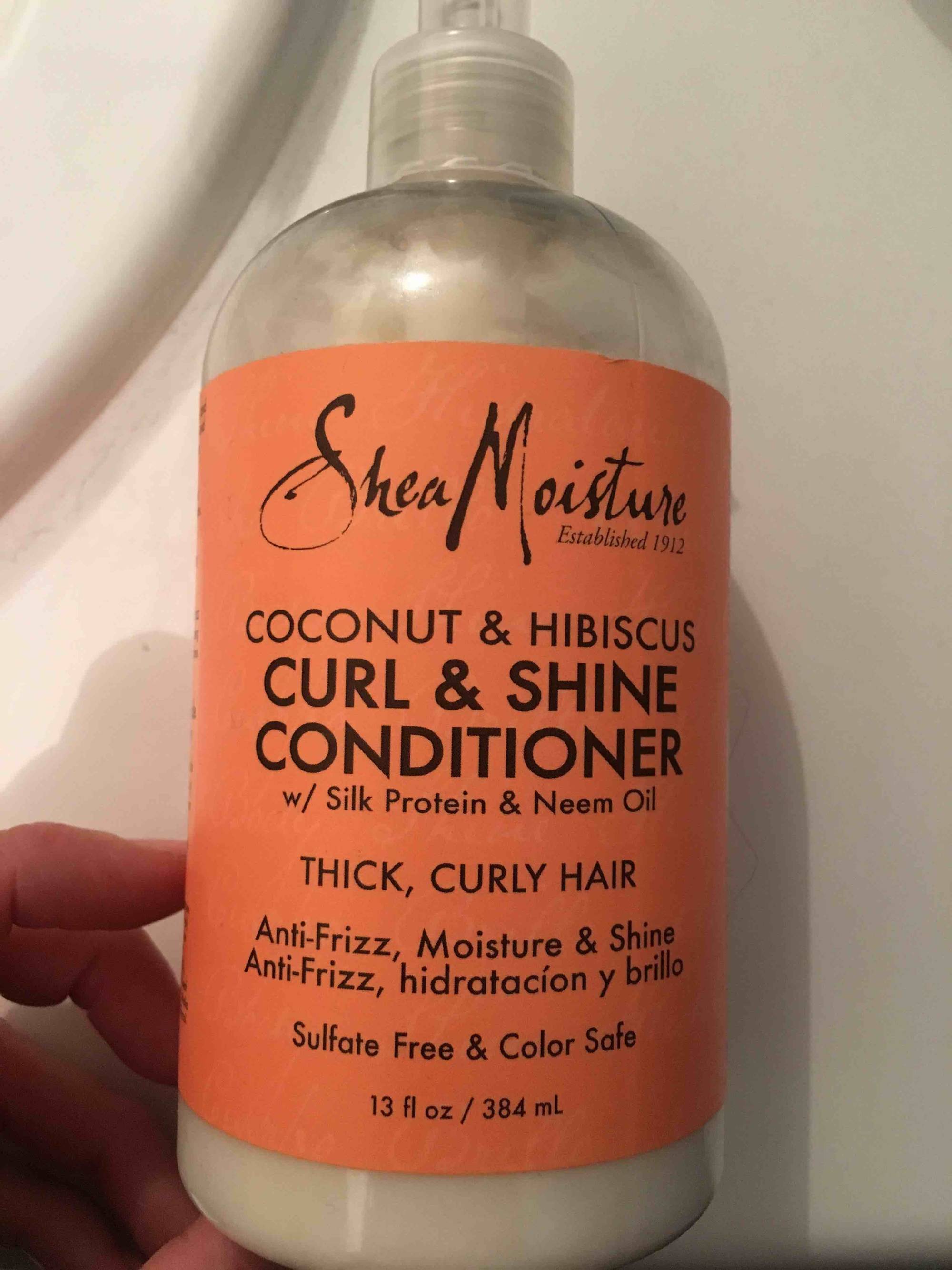 SHEA MOISTURE - Coconut & hibiscus - Curl & shine conditioner