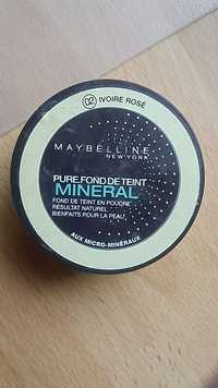 MAYBELLINE - Mineral - Fond de teint en poudre