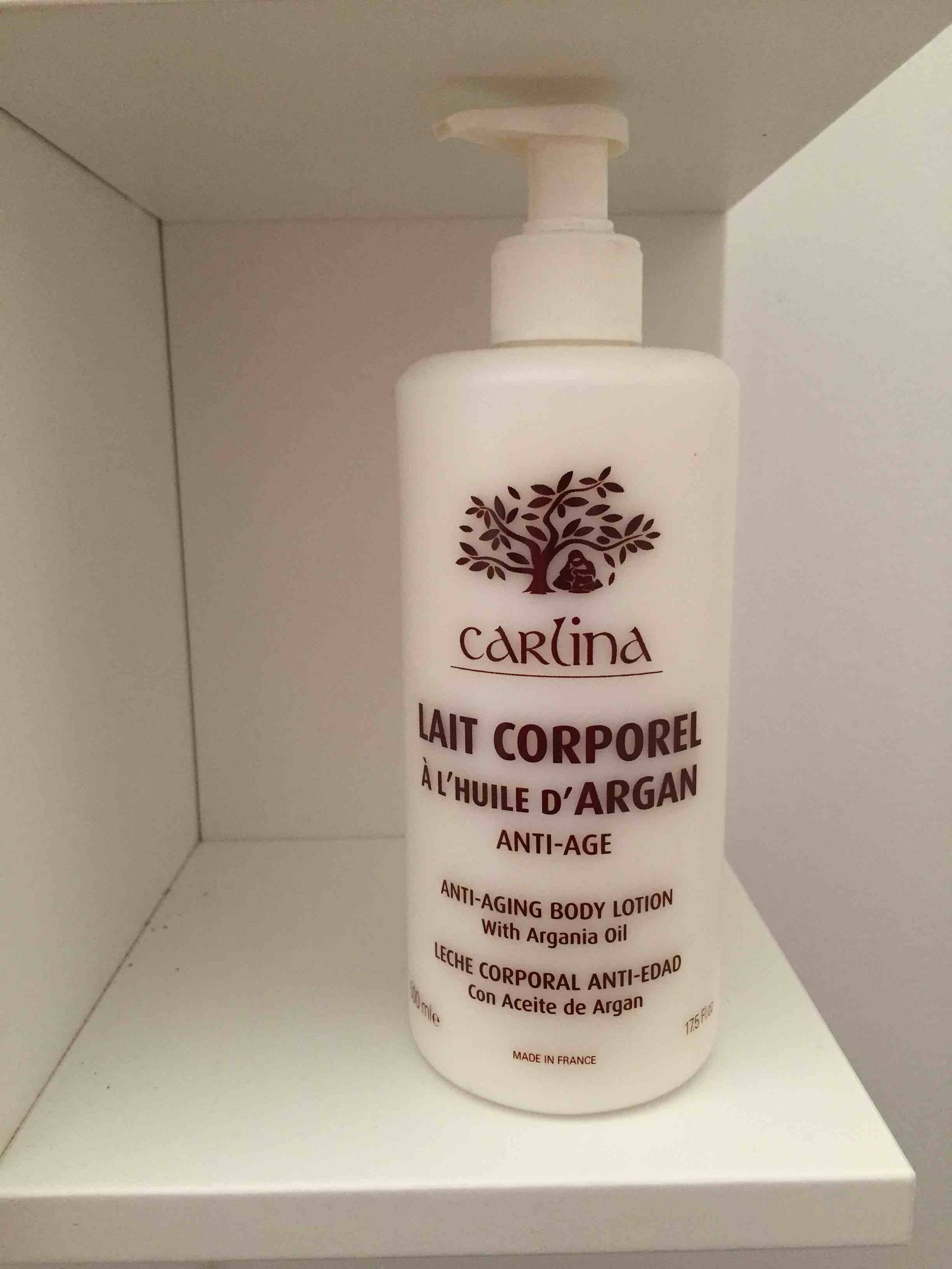 CARLINA - Lait corporel à l'huile d'argan