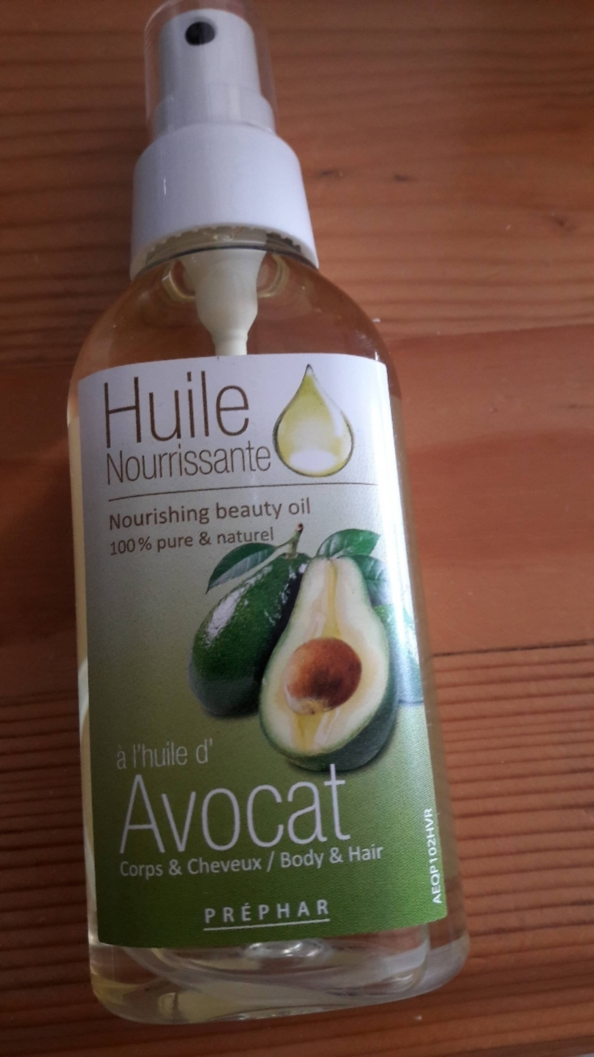 PRÉPHAR - Huile nourrissante à l'huile d'Avocat