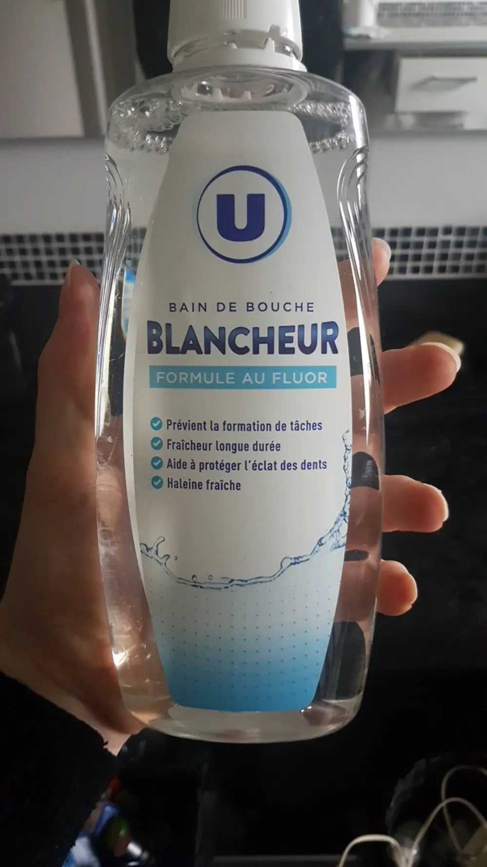 U - Formule au fluor - Bain de bouche blancheur