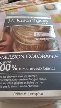 J.F. LAZARTIGUE - Emulsion colorante Blond clair
