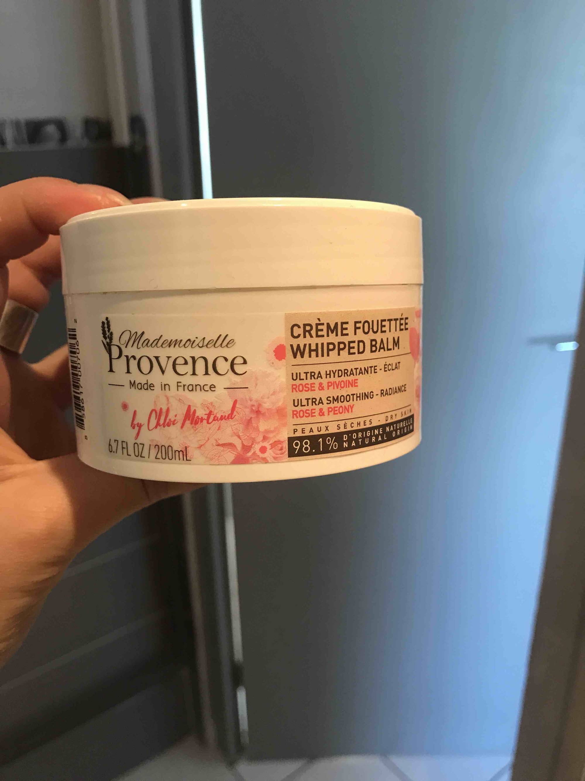 MADEMOISELLE PROVENCE - Crème fouettée - Ultra hydratante - Éclat - Rose & pivoine