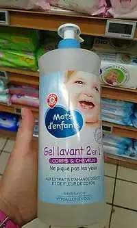 MARQUE REPÈRE - Mots d'enfants - Gel lavant 2 en 1 corps & cheveux