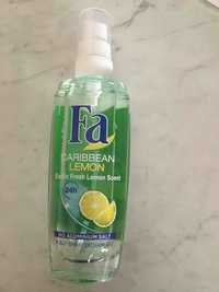 FA - Caribbean Lemon - Pump spray déodorant 24h