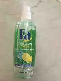 FA - Caribbean Lemon - Pump spray déodorant 24h