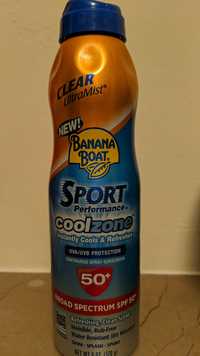 BANANA BOAT - Sport performance cool zone - Spray sunscreen SPF 50+