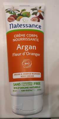 NATESSANCE - Argan fleur d'Oranger - Crème corps nourrissante