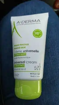 A-DERMA - Peaux fragiles - Crème universelle hydratante