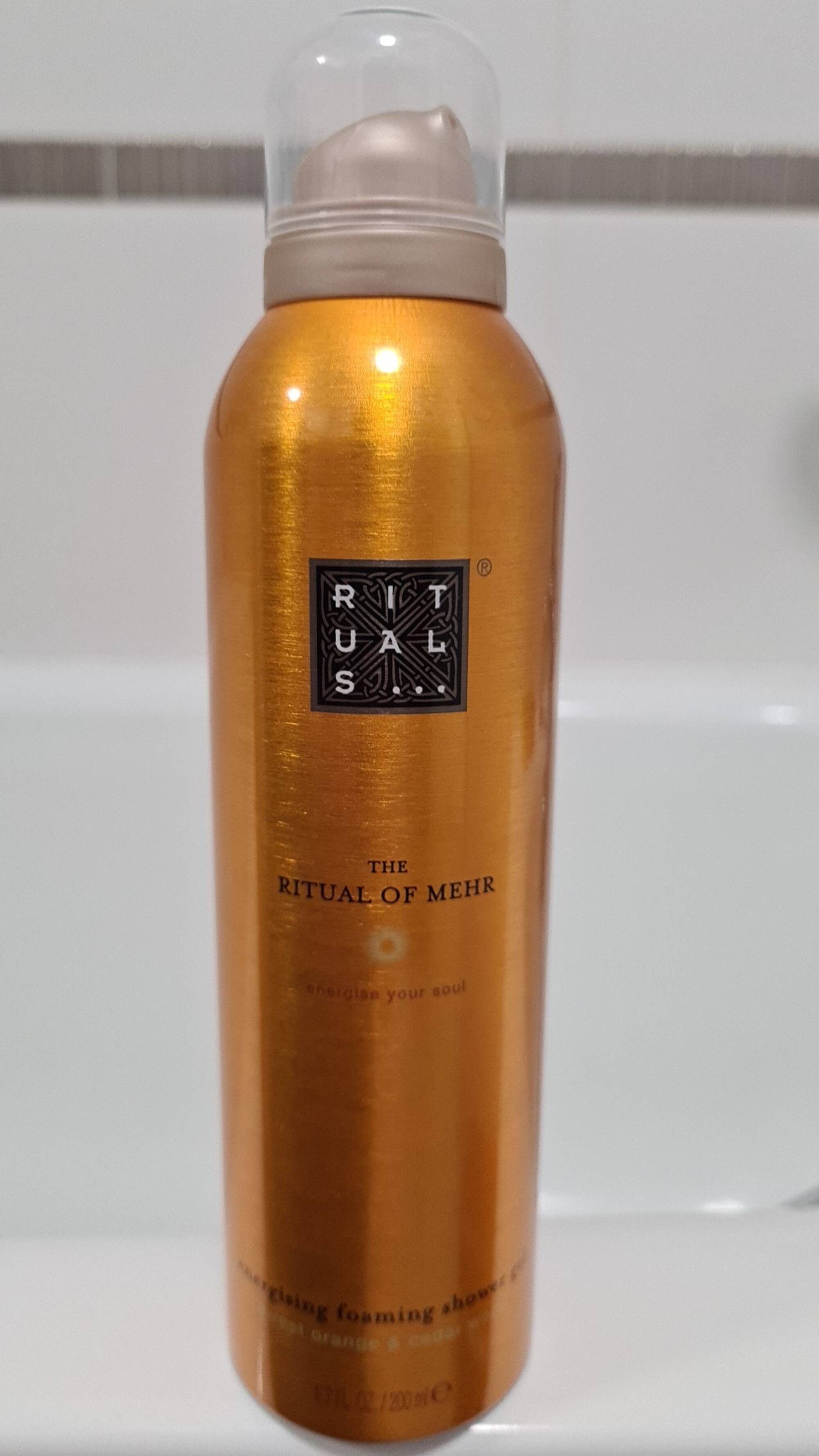 Composition RITUALS The ritual of Mehr - Energisin foaming shower gel -  UFC-Que Choisir
