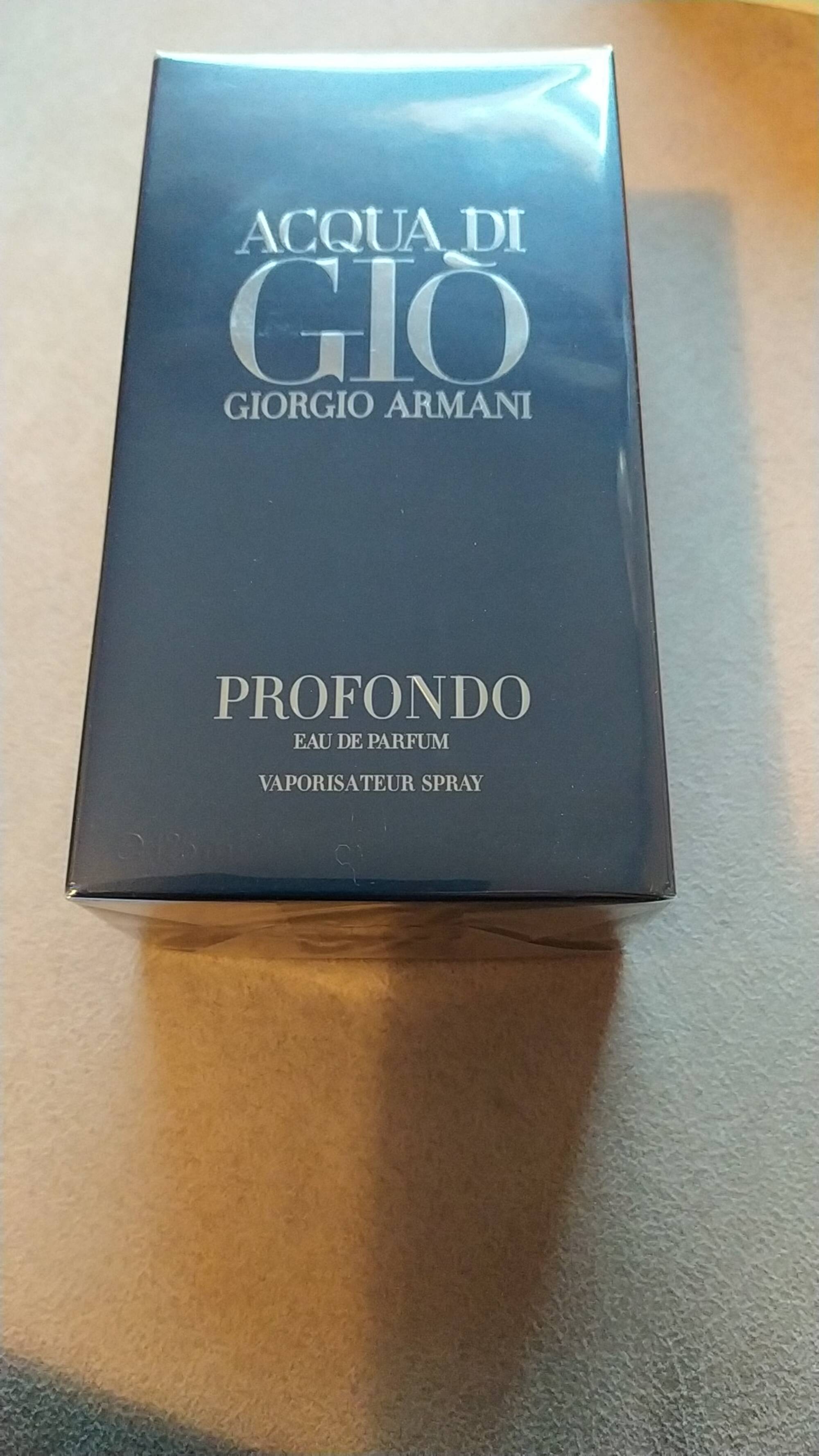 GIORGIO ARMANI - Acqua di Gio - Eau de parfum