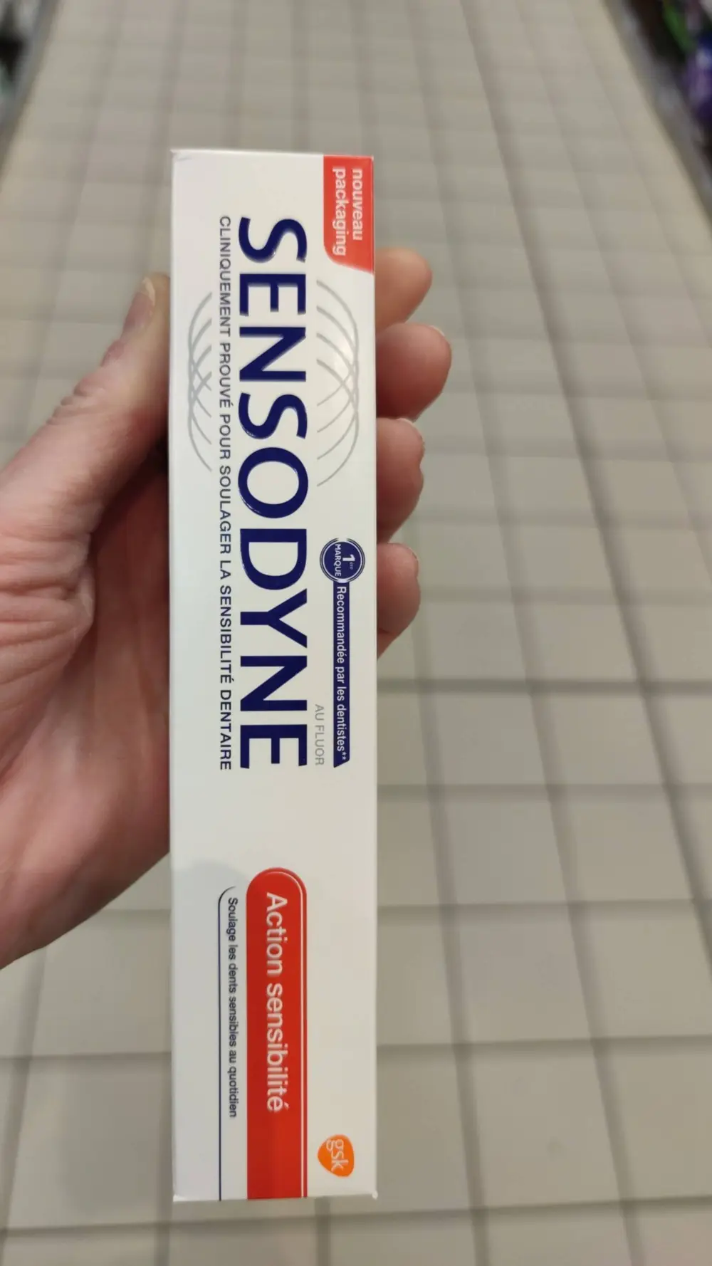 SENSODYNE - Dentifrice au fluor