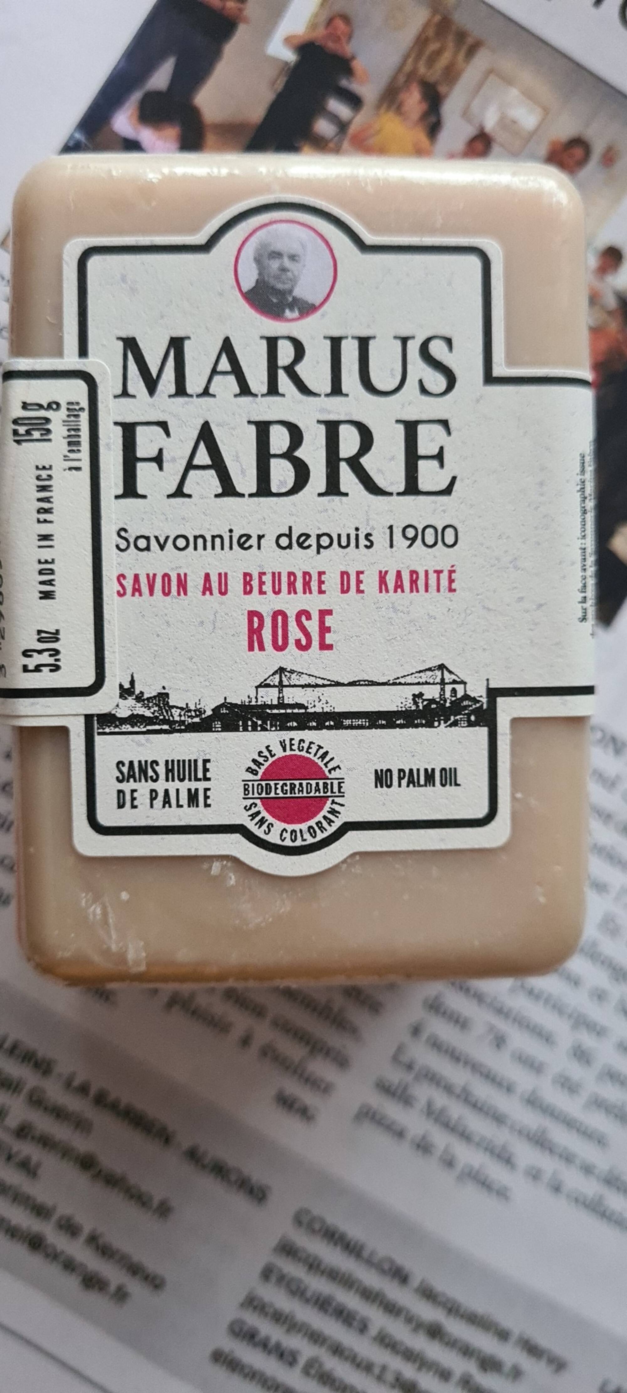 MARIUS FABRE - Savon au beurre de karité rose
